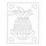 P 1083 Pineapple Mini  8x10