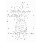 P 1095 Pineapple in Oval 10x14