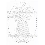 P 1095 Pineapple in Oval 10x14