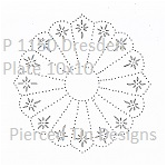 P 1150 Dresden Plate 10x10