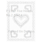 P 1157 Five Hearts No.2 10x14