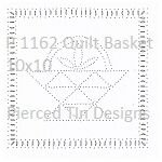 P 1162 Quilt Basket 10x10