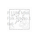 P 1188 Mini Folk Art No.1 6x6