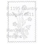 P 1195 Country Bouquet 8x11