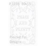 P 1198 Peace and Plenty 10x15