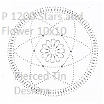 P 1200 Stars and Flower 10x10