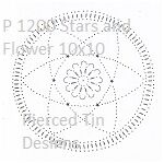 P 1200 Stars and Flower 10x10