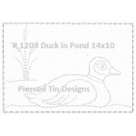P 1203 Duck in Pond 14x10