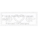P 1215 Hearts with Leaves 12x5