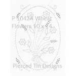 P 1042A Wheat Flowers 10 x 14