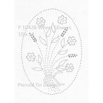P 1042B Wheat Flowers 10 x 14