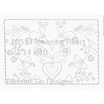 P 1051 Flowering Heart No.2 14 x 10