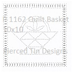quilt basket tin punch pattern