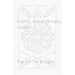 P 1041  Primitive Tulip 12x20