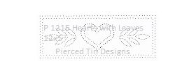 P 1215 Hearts with Leaves 12x5