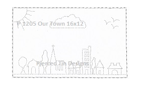 P 1205 Our Town 16x12