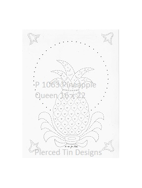 P 1063 Pineapple Queen 16 x 22