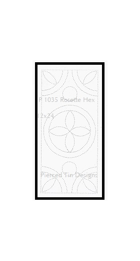 P 1035 Rosette Hex 12x24