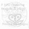 P 1092 Flowering Heart No.3 10x10