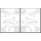 P 1028 Single Doves L and R 10 x 12